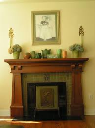 arts and crafts fireplace mantels
