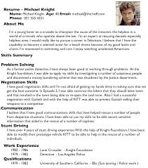 example of a good resume