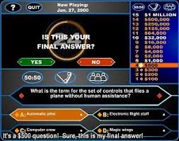 Who Wants To Be A Millionaire?