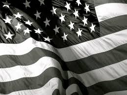 black and silver flag