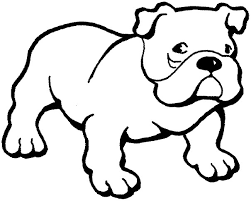 bulldog coloring pages