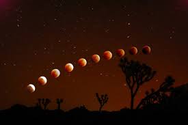 The various moon phases were