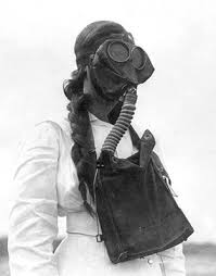 gasmask woman