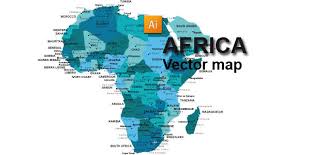 africa map vector