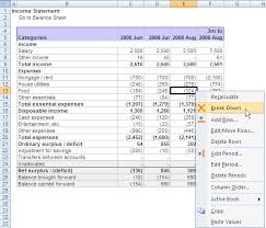 income statement example