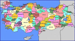 turkey map