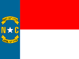 North Carolina Map of American