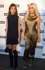 Allegra and Donatella Versace