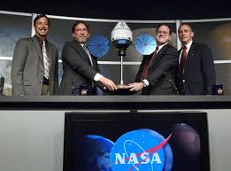 at a NASA press conference