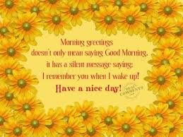 good morning greetings