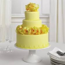 yellow wedding cakes
