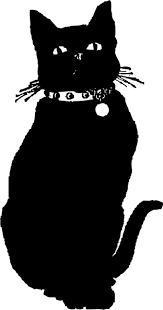 black cat clip art