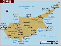 Map of Cyprus