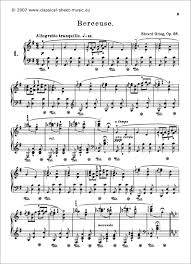 sheet music