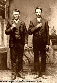 Frank and Jesse James as boys