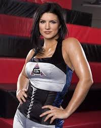 Gina Carano up skirt