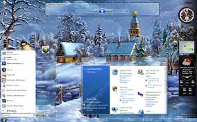 christmas desktop themes