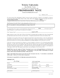 promissory note example