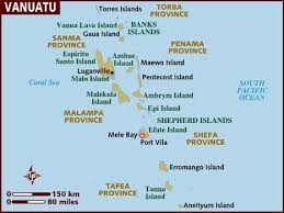 Map of Vanuatu