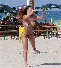 Asian Naked Volleyball