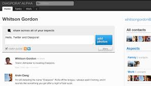 social network Diaspora