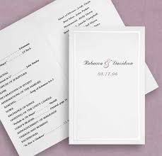 wedding programs designs