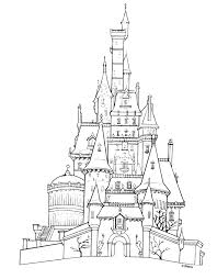 disney castle coloring pages