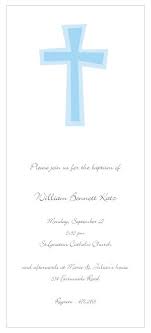 blue cross invitation - $1.25