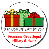 christmas labels
