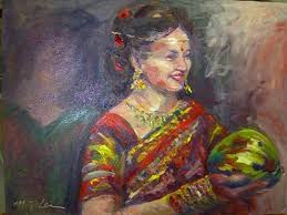 indian wedding paintings