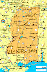 Map of Mississippi