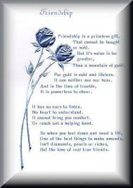 poem on friendship