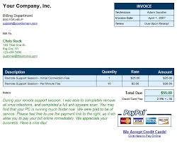 invoice sample