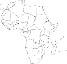 africa map outline