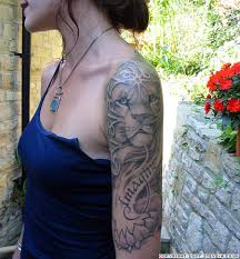 half sleeve tat