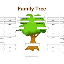 printable family tree