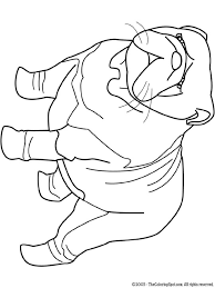 bulldog coloring pages