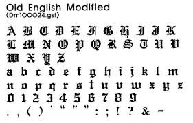 old english numbers