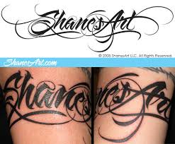 tattoo lettering
