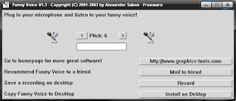 funny voice