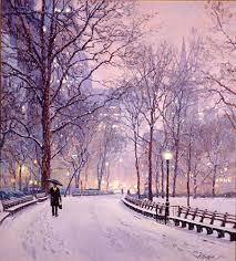 New York Snow Scene