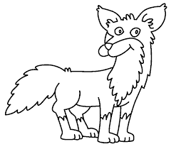 fox coloring sheets