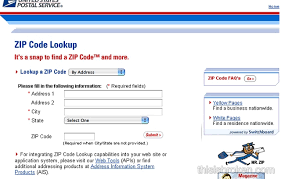 Broken: USPS Zip Code finder