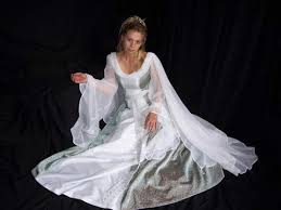 wedding dresses silver