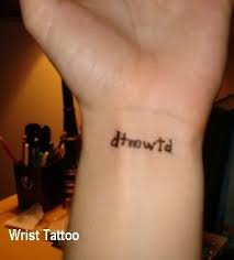 wrist tattoos