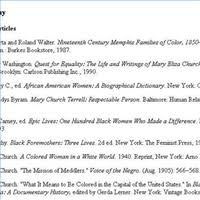 sample bibliography