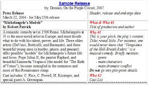 sample press releases