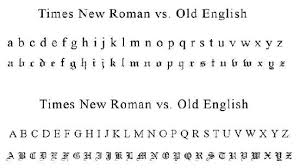 old english fonts