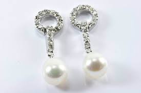 tiffany pearl earrings