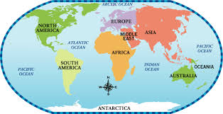 continents images